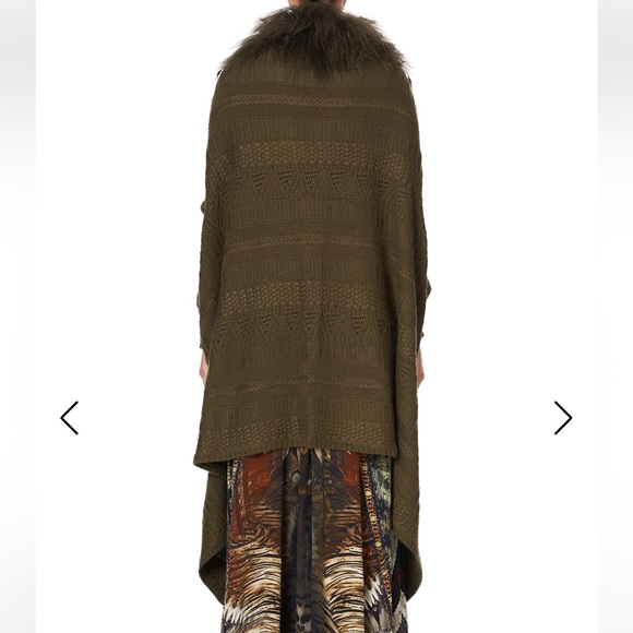 Camila Kakadu Calling Shearling Cape Vest - Picture 4 of 15